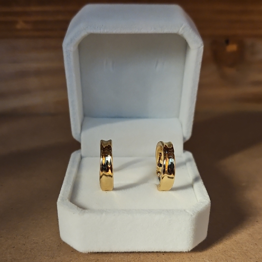 Elegant Gold Hoop Earrings